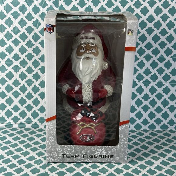 San francisco 49ers Forever Collectible Team Figure Christmas Decoration - Picture 1 of 7